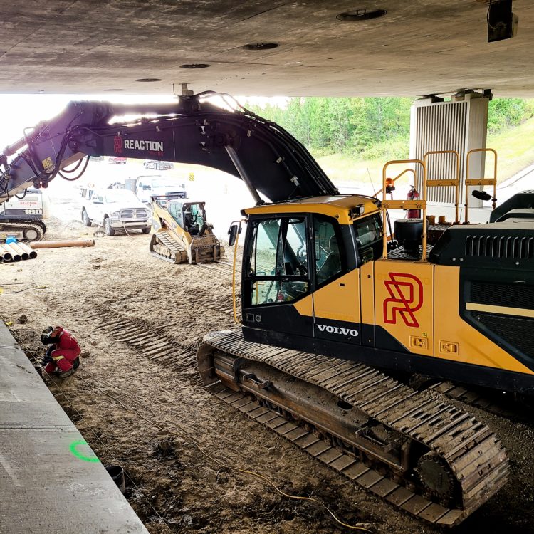 Yellowhead Overpass Retaining Wall