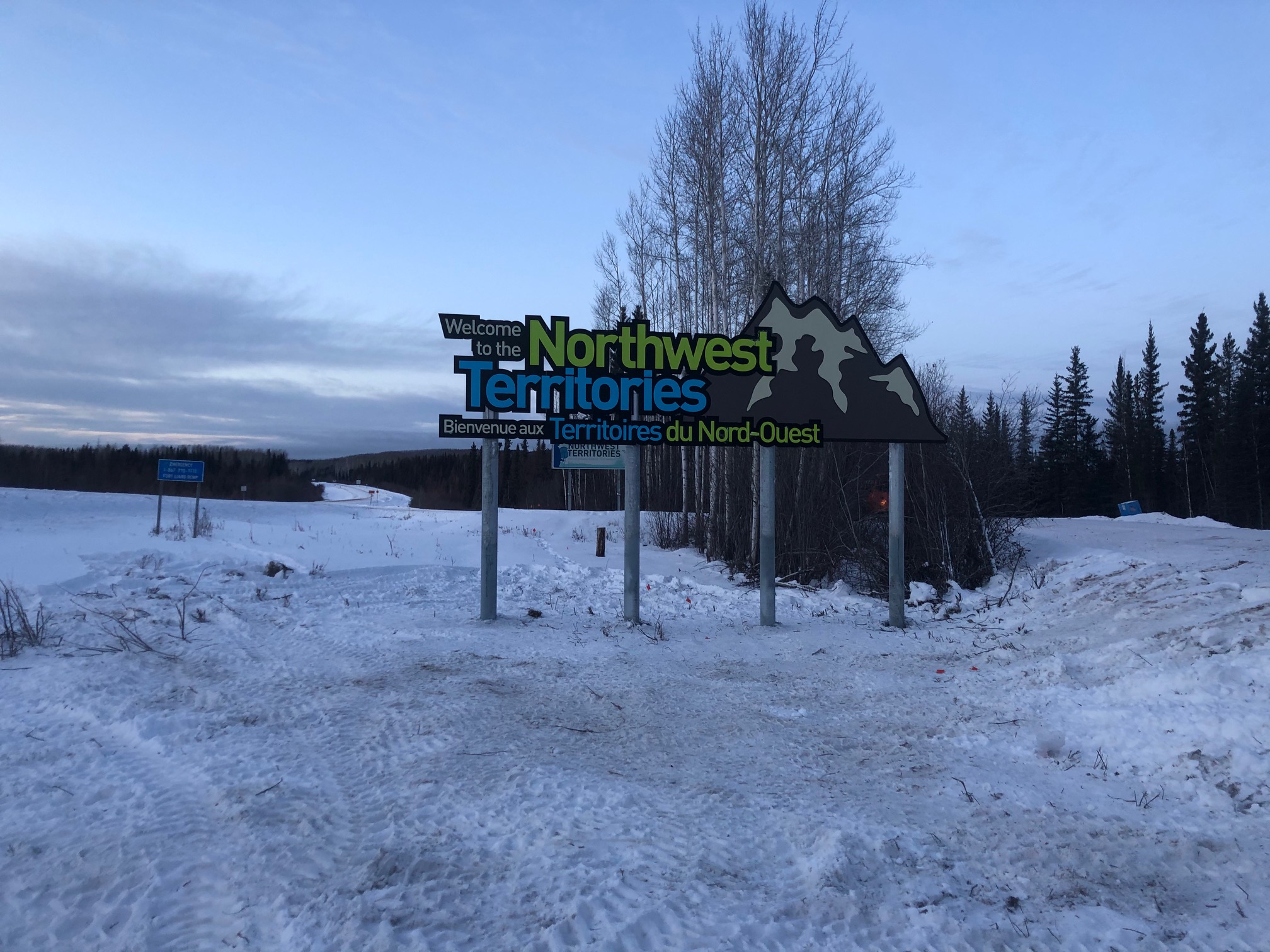 NWT Welcome Sign